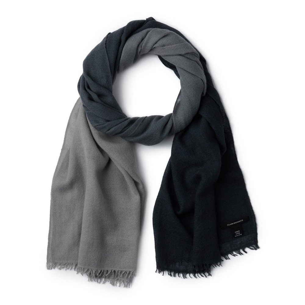 CLUB MONACO CASHMERE OMBRÉ SCARF